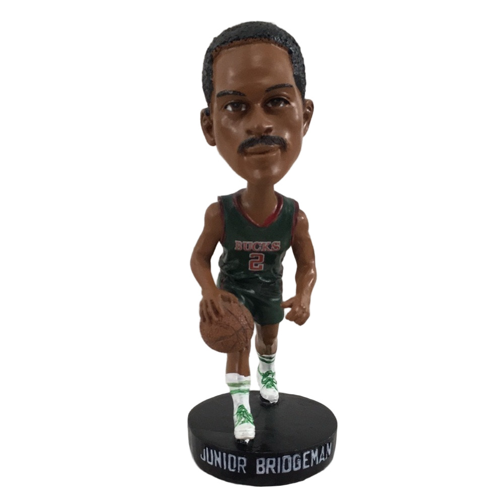 Milwaukee Bucks Junior Bridgeman Bobblehead SGA Basketball Figure In Box